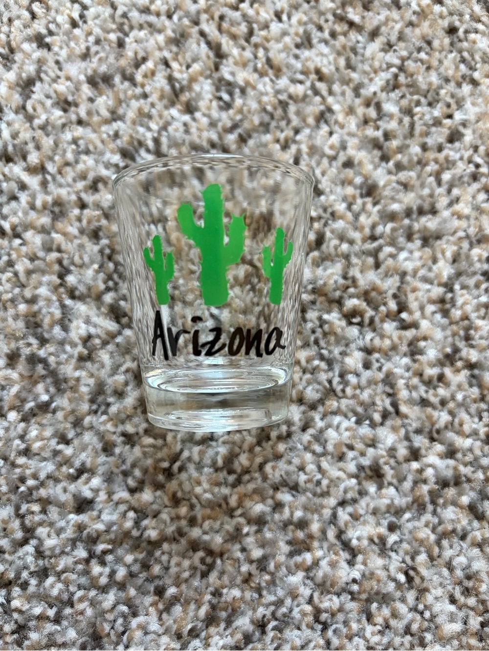 Arizona Green Cactus Shot Glass